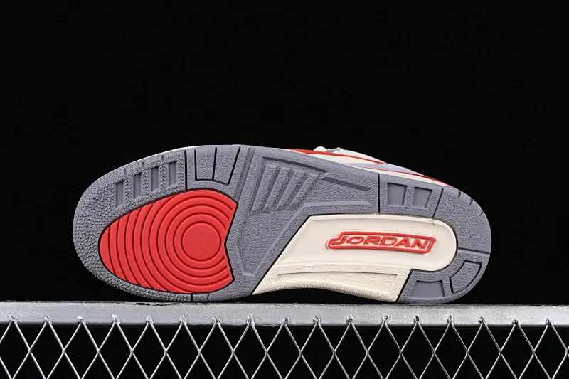 All categories Air Jordan Jordan series basketball shoes Air Jordan 3 Air Jordan 3 "Co-Branding" AJ3 Joe 3 cement gray canvas deconstruction DH7139-002
